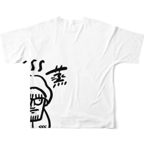 蒸瞑想グッズ_typeB 풀그래픽 티셔츠
