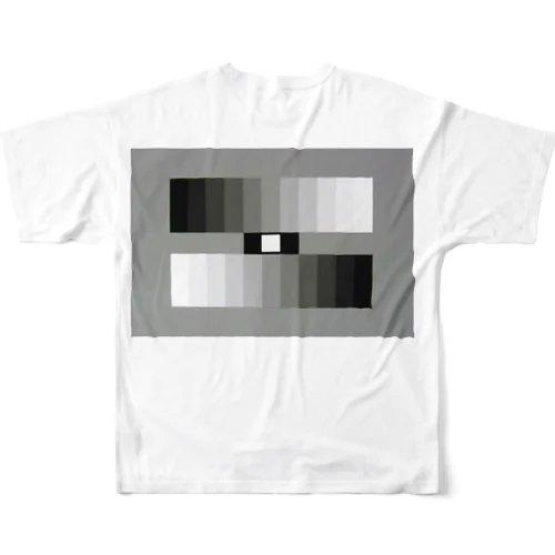 グレースケール All-Over Print T-Shirt