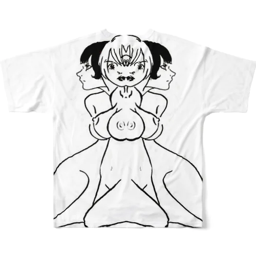 BAD TRIP フルグラフィックTシャツ