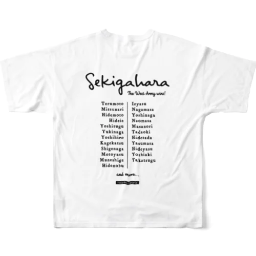 sekigahara フルグラフィックTシャツ