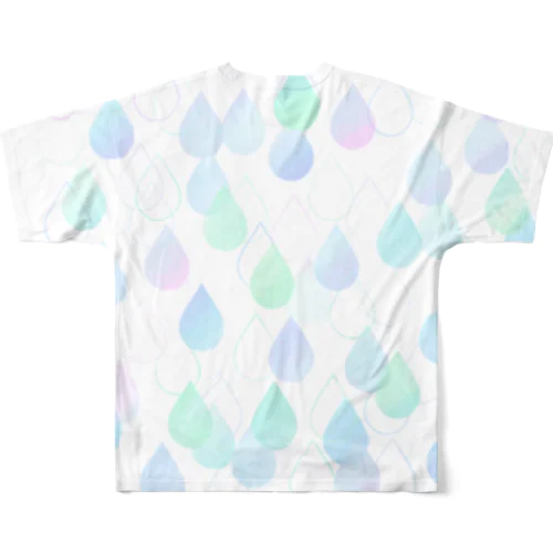 雨降る晴れた日 フルグラフィックTシャツ