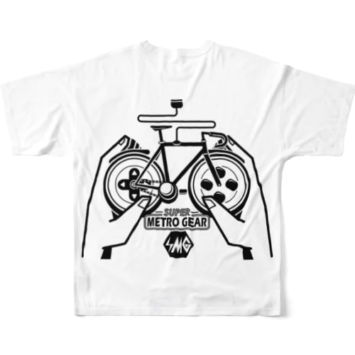 "SUPER METRO GEAR" #2 All-Over Print T-Shirt