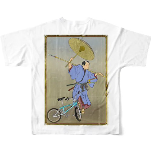 "bmx samurai" #2 All-Over Print T-Shirt