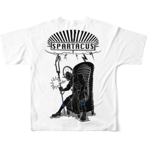 spartacus 1-#2 (black ink) フルグラフィックTシャツ