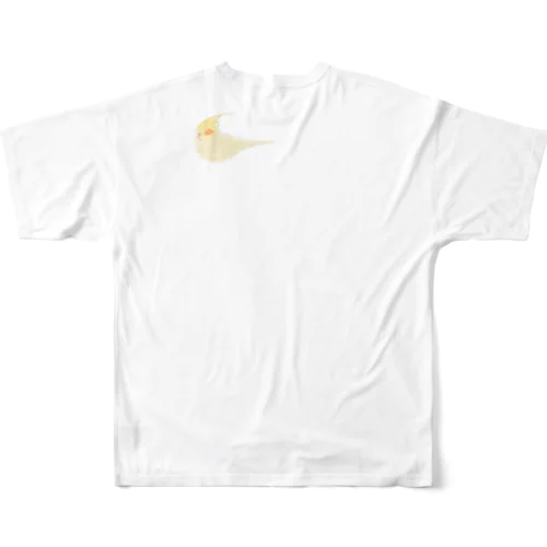 白オカメの気配 All-Over Print T-Shirt