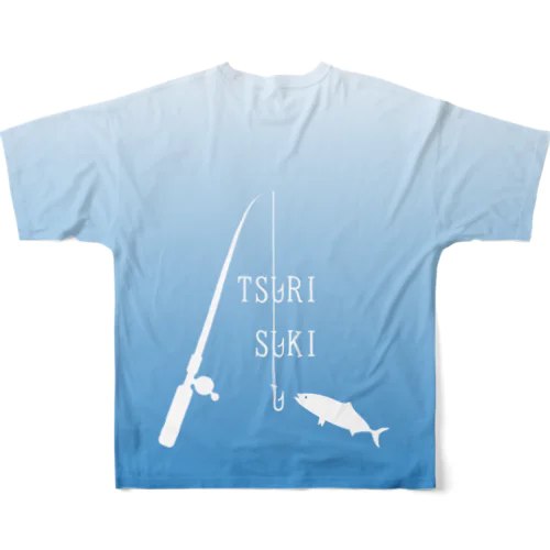 釣り好き All-Over Print T-Shirt