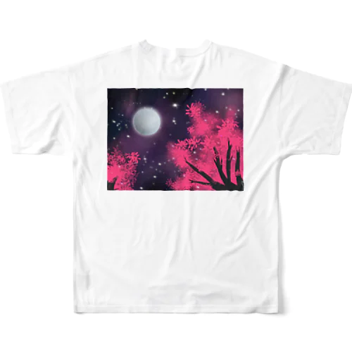 春の夜 All-Over Print T-Shirt