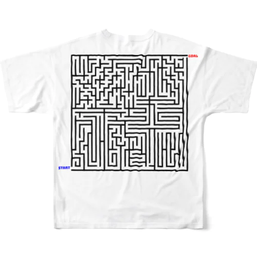 Maze（絆） All-Over Print T-Shirt