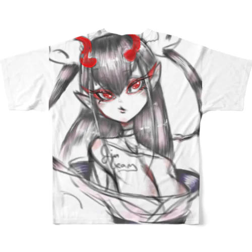 虚無姫鬼【きょむきき】ちゃん All-Over Print T-Shirt