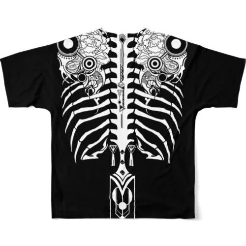 壽(BLACKver.) All-Over Print T-Shirt