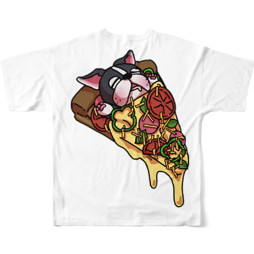 おいしいボステリpizza フルグラフィックTシャツ