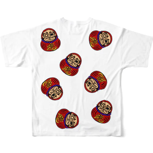 七転び八起き達磨くん All-Over Print T-Shirt