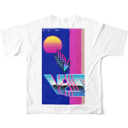 悠久の夏、サイバーは乱れる All-Over Print T-Shirt