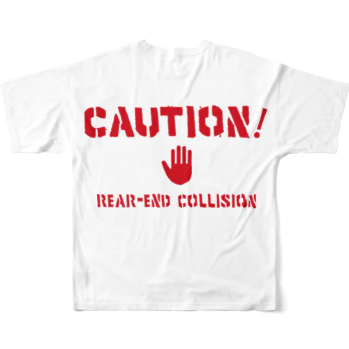 CAUTION フルグラフィックTシャツ