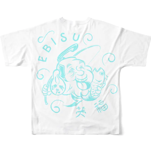 開運Tシャツ　EBISU フルグラフィックTシャツ