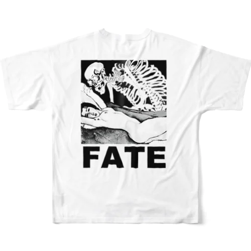 FATE（宿命）（黒文字） All-Over Print T-Shirt