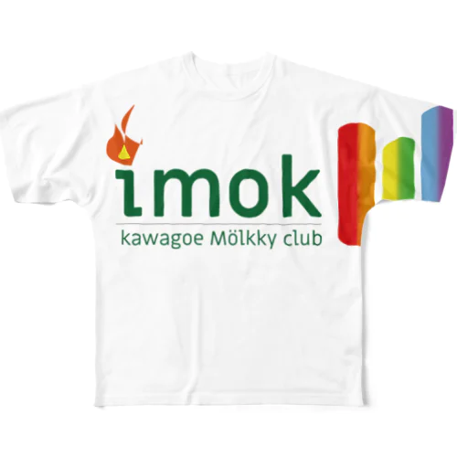 imok フルグラフィックTシャツ