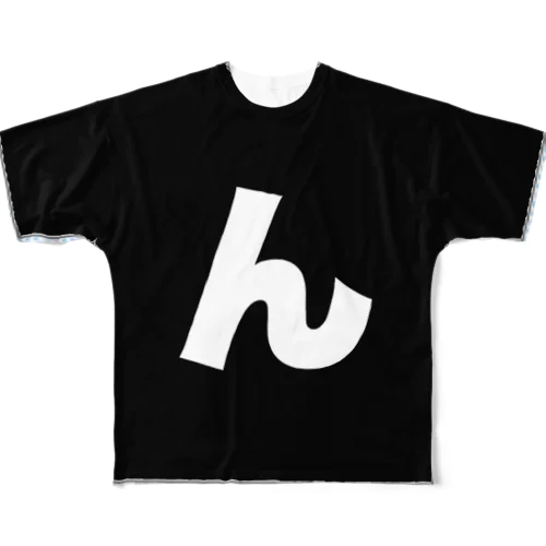 ん🤔⁉️Tシャツ黒バージョン フルグラフィックTシャツ