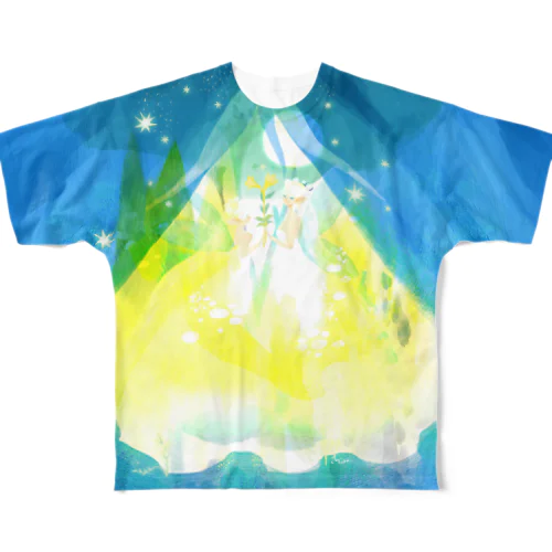 月花テント All-Over Print T-Shirt