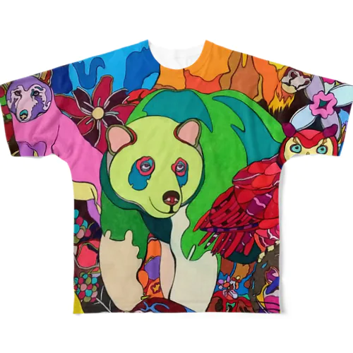 「ウクライナ」フルグラフィック　Tシャツ All-Over Print T-Shirt