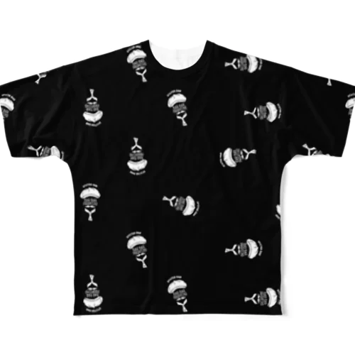 MEN'S BLACK ALL LOGO TEE All-Over Print T-Shirt