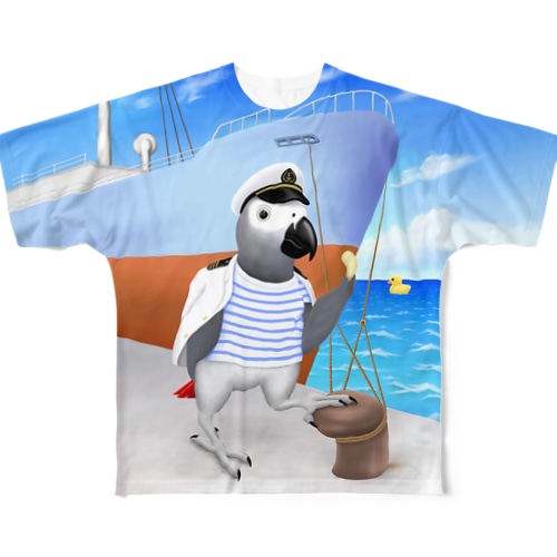 ここちゃん港 All-Over Print T-Shirt