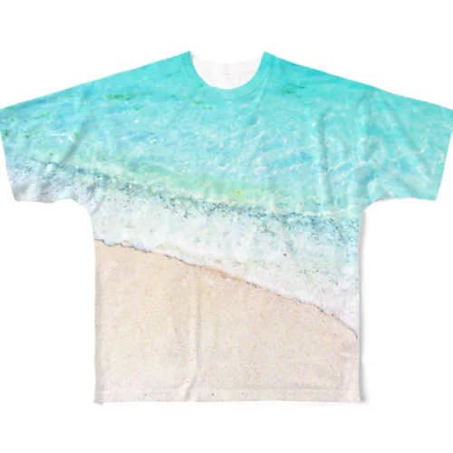 Beachy 🌊 All-Over Print T-Shirt