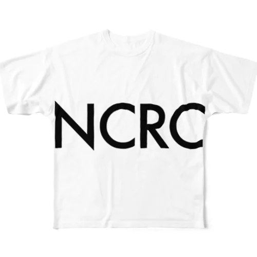 NCRC white All-Over Print T-Shirt