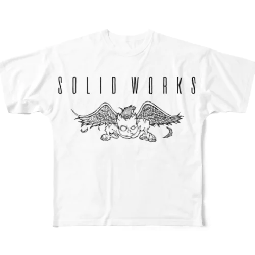 SOLID WORKS -WING DEVL- フルグラフィックTシャツ