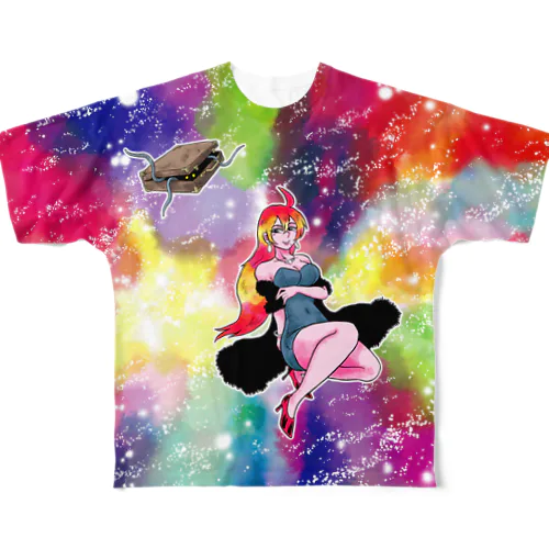 SPACE YOTAKA フルグラフィックTシャツ