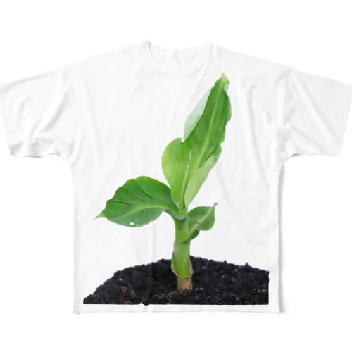 バナナシャツ（植物） フルグラフィックTシャツ