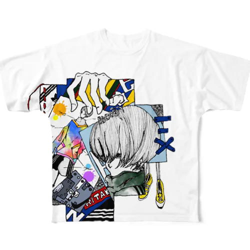 和洋折衷 All-Over Print T-Shirt