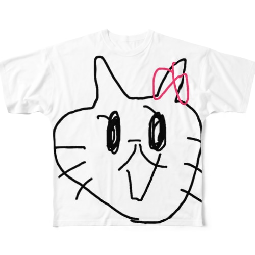 ファー？！？？！って言ってるネコ All-Over Print T-Shirt
