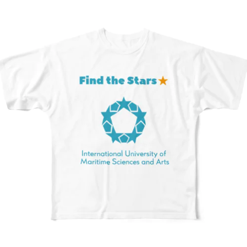 国際海事科学大学ロゴ入りTシャツ All-Over Print T-Shirt