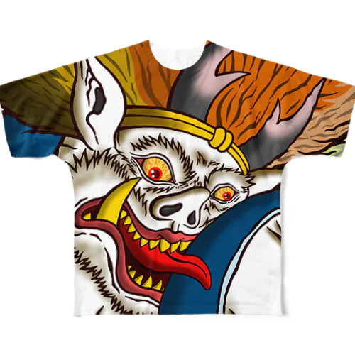 風神雷神【さいどらん。バージョン】 All-Over Print T-Shirt