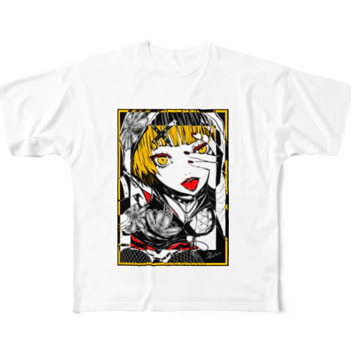 パンクロック愛葉瑠羽グッズ第一弾（SUZURI ver.） All-Over Print T-Shirt