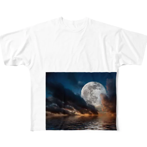 the moon no.2 フルグラフィックTシャツ