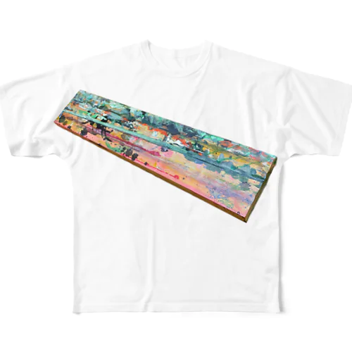 painted_wood フルグラフィックTシャツ