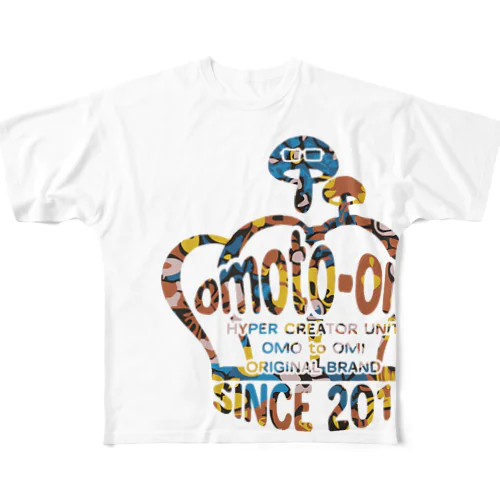 omoto-omi All-Over Print T-Shirt