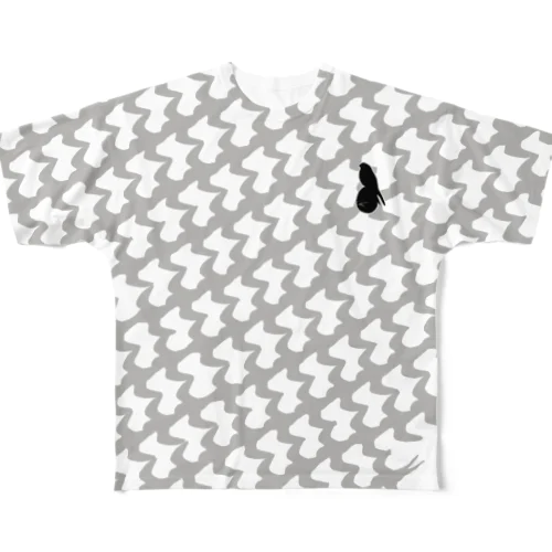 [ Culture Club ] 燕柄 Oversized Cut Sew フルグラフィックTシャツ