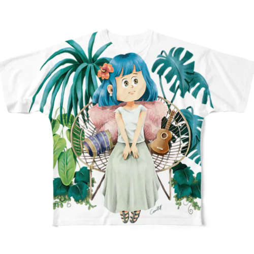 ナンゴク フルグラフィックTシャツ