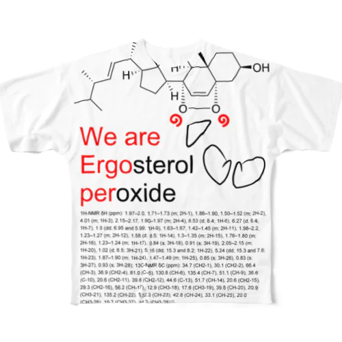 ERGOPER(淡色) All-Over Print T-Shirt