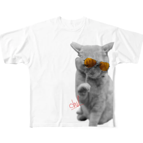 ちょい悪ちゅるTシャツ All-Over Print T-Shirt