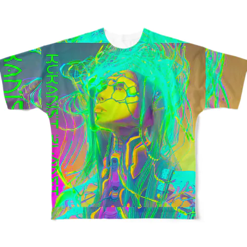 KUKANIST PLANET WOMEN  All-Over Print T-Shirt