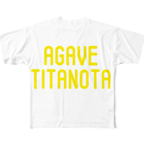 AGAVE TITANOTA YELLOW  フルグラフィックTシャツ