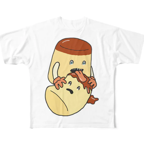 共喰い🍮（プリン） All-Over Print T-Shirt