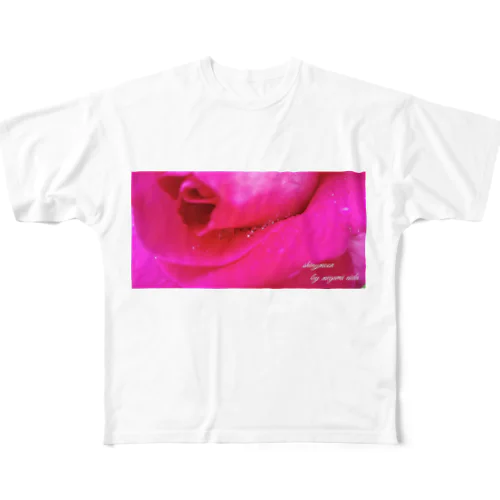 薔薇の涙 フルグラフィックTシャツ