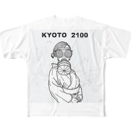 KYOTO 2100 W フルグラフィックTシャツ
