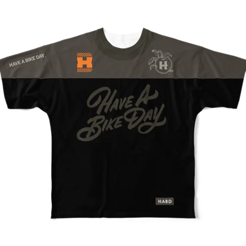 HABDmoto(mocha/black) All-Over Print T-Shirt