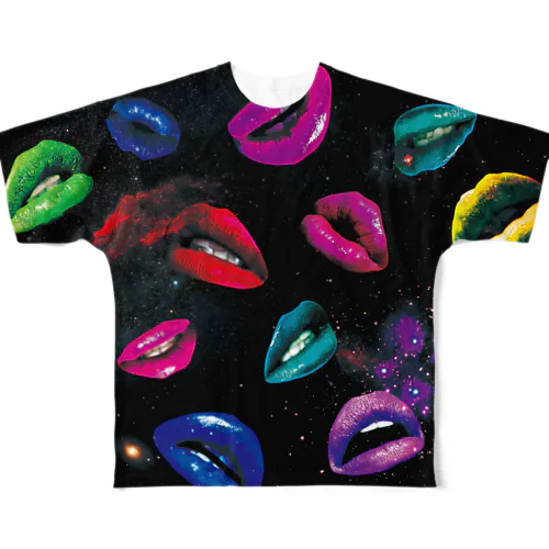 宇宙のキッス★ All-Over Print T-Shirt